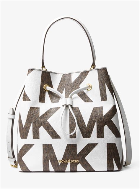 logo michael kors bag|michael kors graphic logo purse.